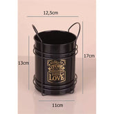 Takaz Global Stantlı Kaşıklık Organizer Black Design